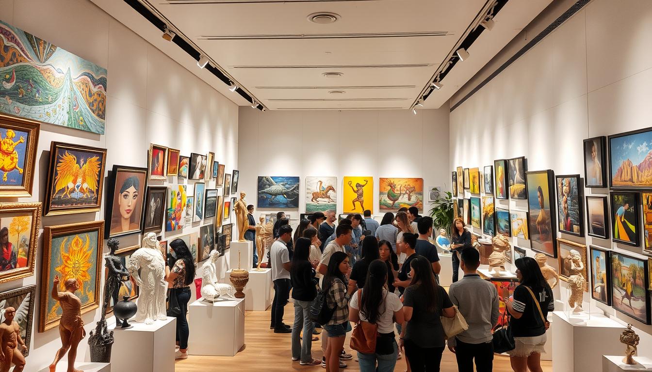 Pameran Seni Rupa di Surabaya, Menampilkan Karya Lokal